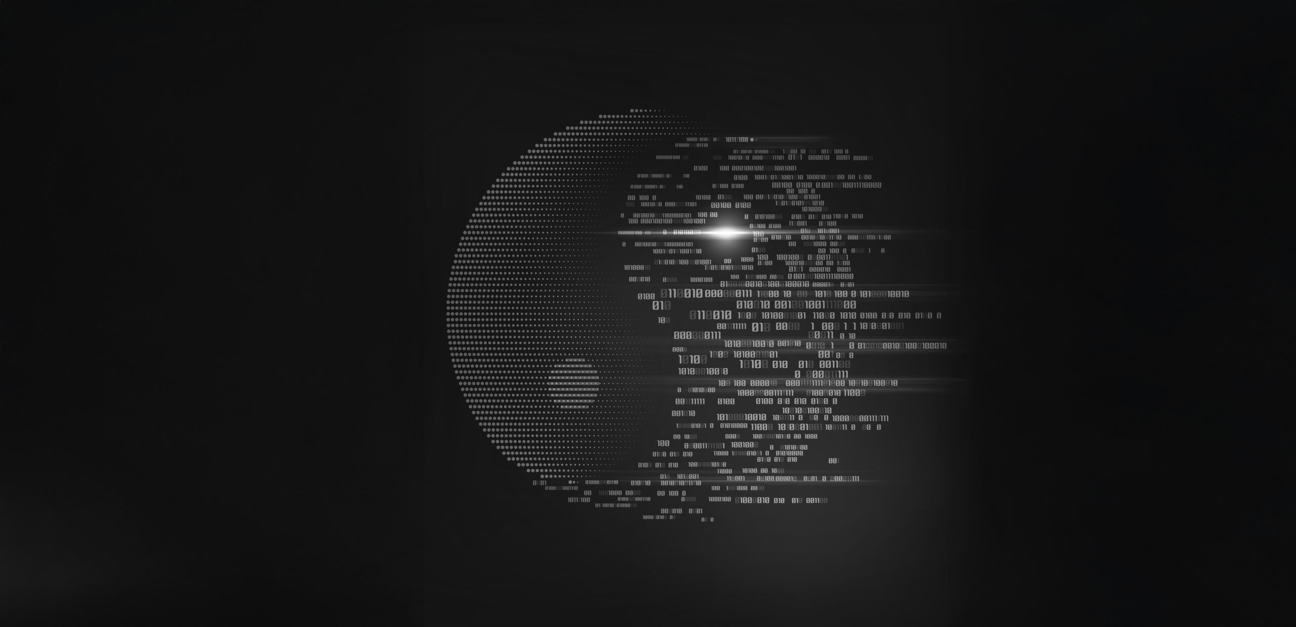 concept of technological balance, yin yang symbol in futuristic